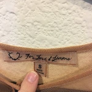 For Love And Lemons Tops - For Love & Lemons black lace button down top For Love And Lemons Tops - For Love & Lemons black lace button down top